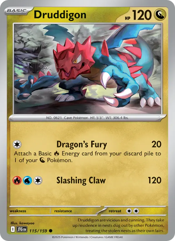 Druddigon — Journey Together card #115