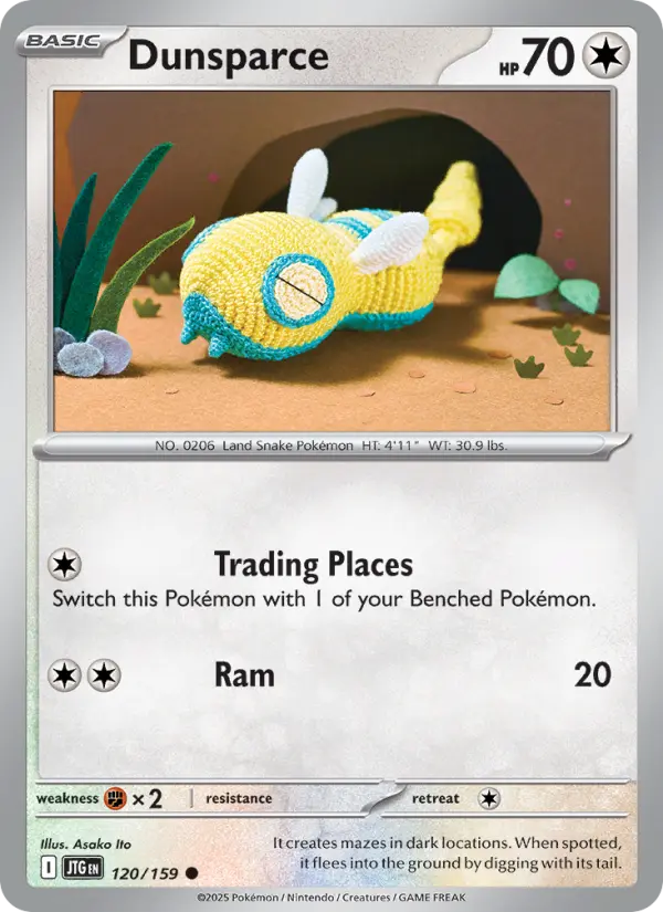 Dunsparce — Journey Together card #120