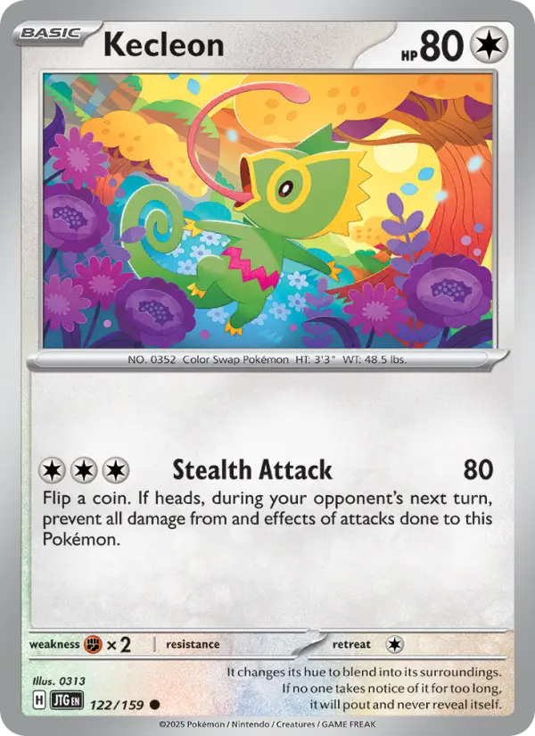 Kecleon — Journey Together card #122
