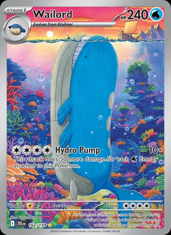 Wailord — Journey Together card #162