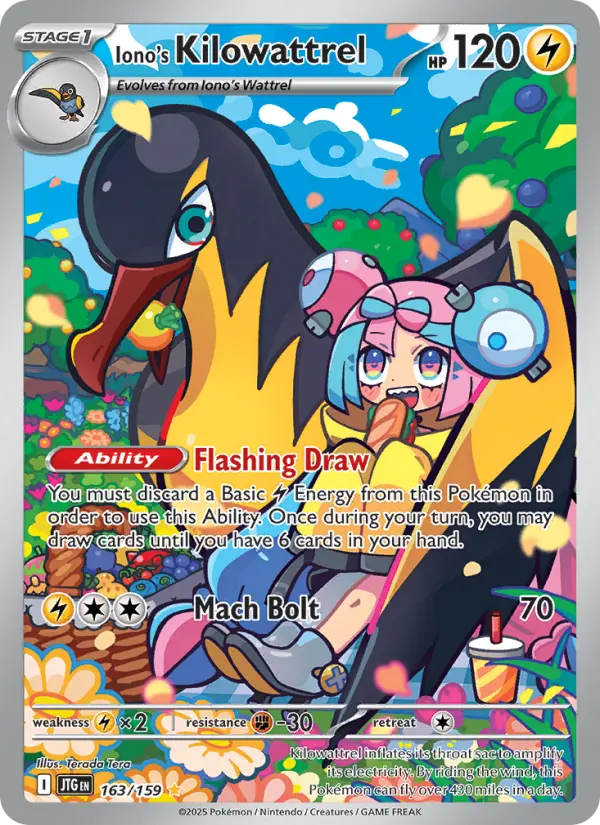 Iono's Kilowattrel — Journey Together card #163