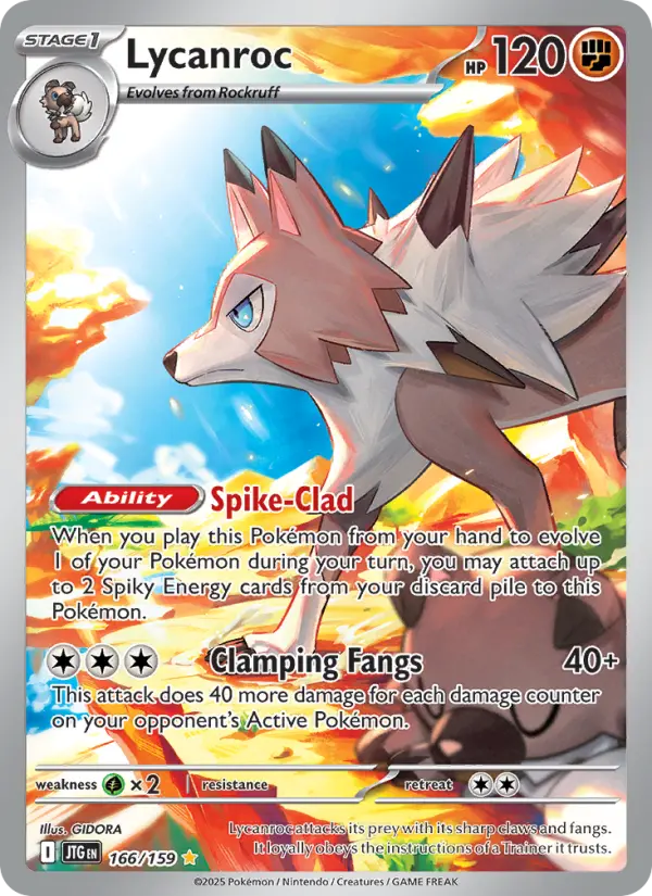 Lycanroc — Journey Together card #166