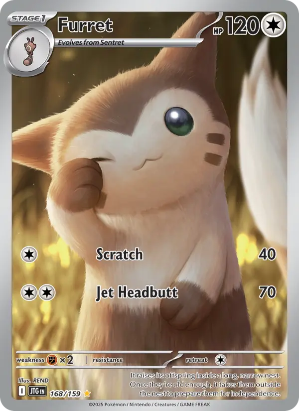 Furret — Journey Together card #168