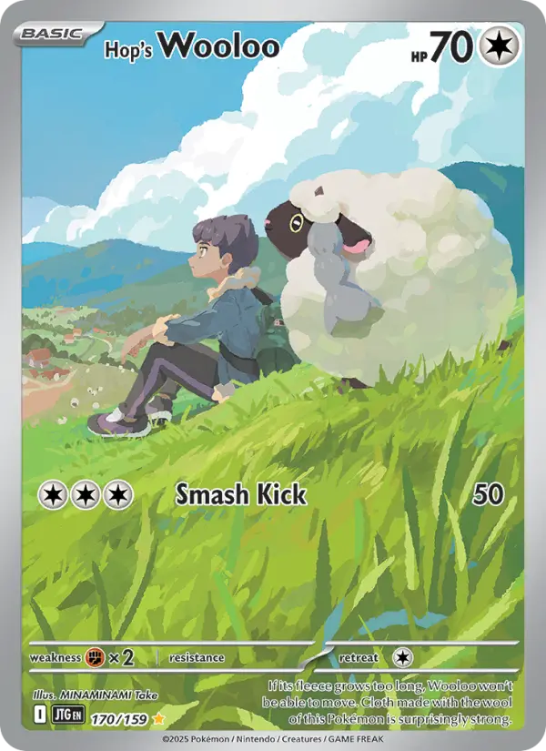 Hop's Wooloo — Journey Together card #170