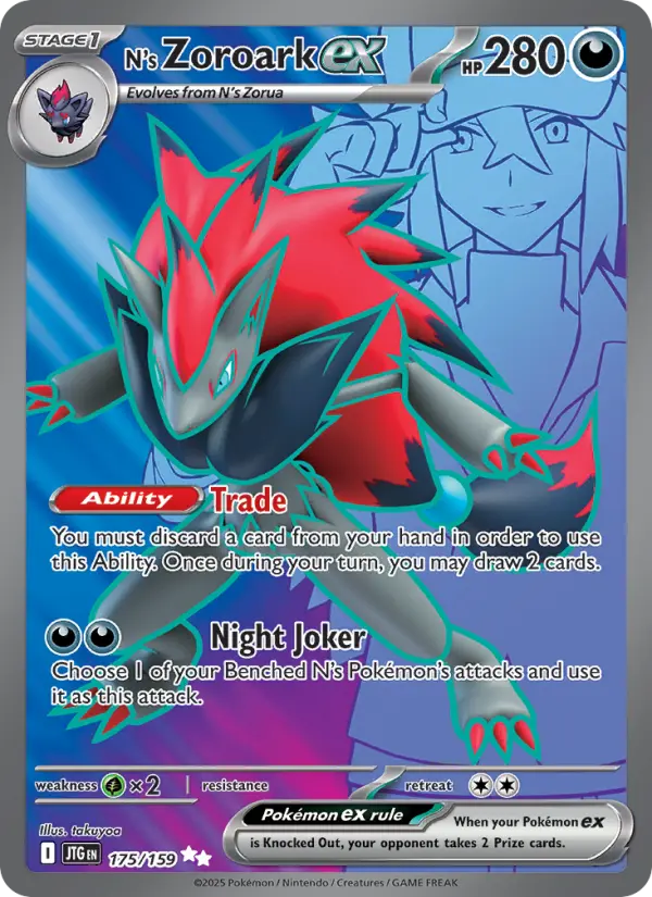 N's Zoroark ex — Journey Together card #175
