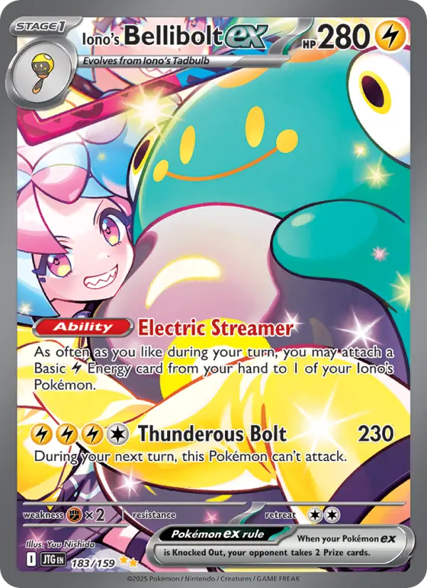 Iono's Bellibolt ex — Journey Together card #183