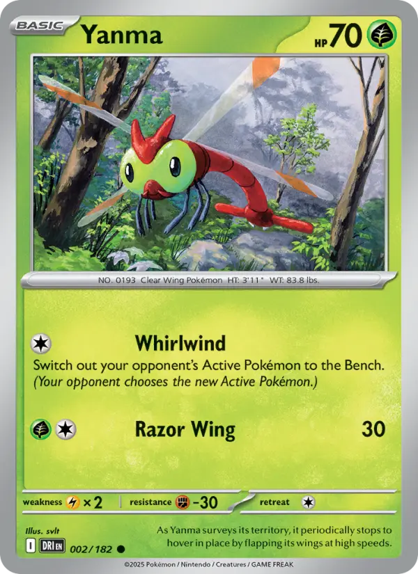 Yanma — Destined Rivals card #002
