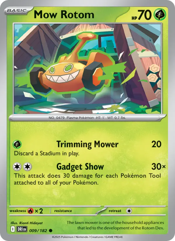 Mow Rotom — Destined Rivals card #009