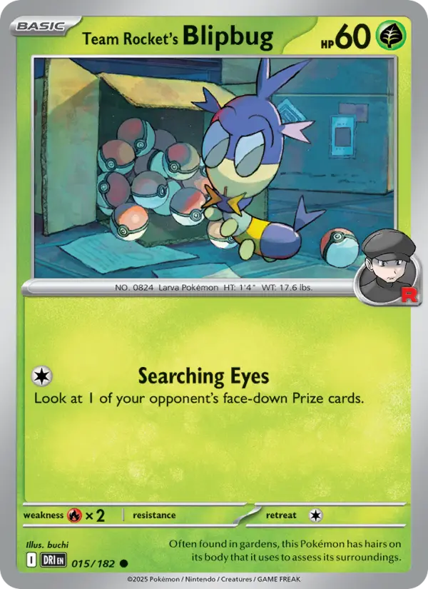 Team Rocket's Blipbug — Destined Rivals card #015