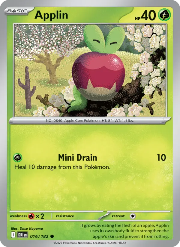Applin — Destined Rivals card #016