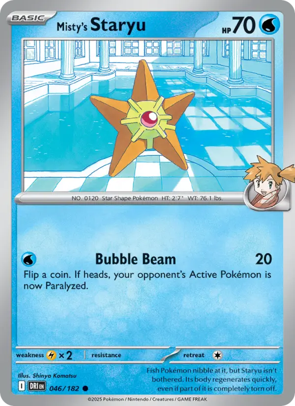 Misty's Staryu — Destined Rivals card #046