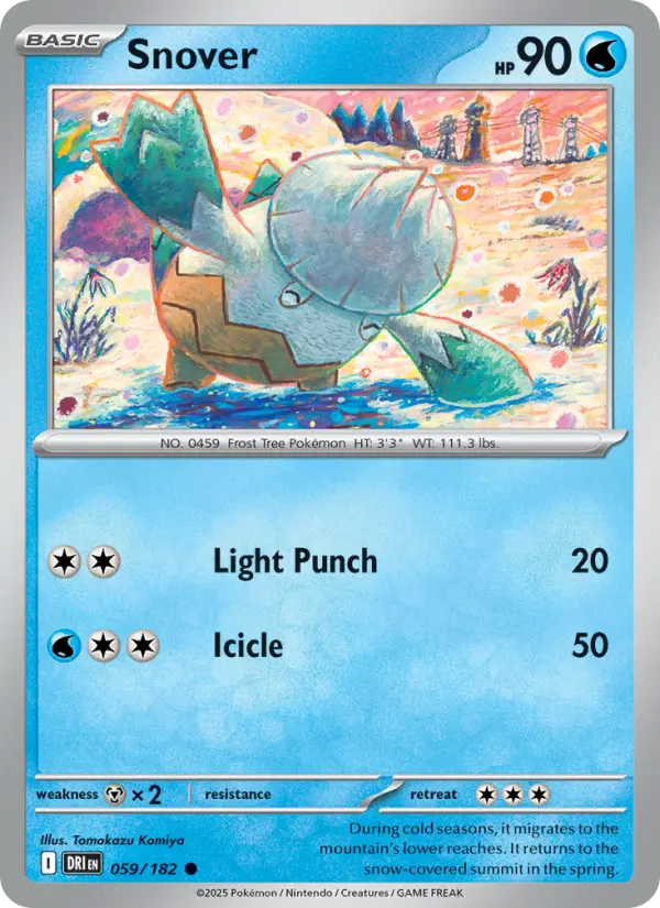 Snover — Destined Rivals card #059