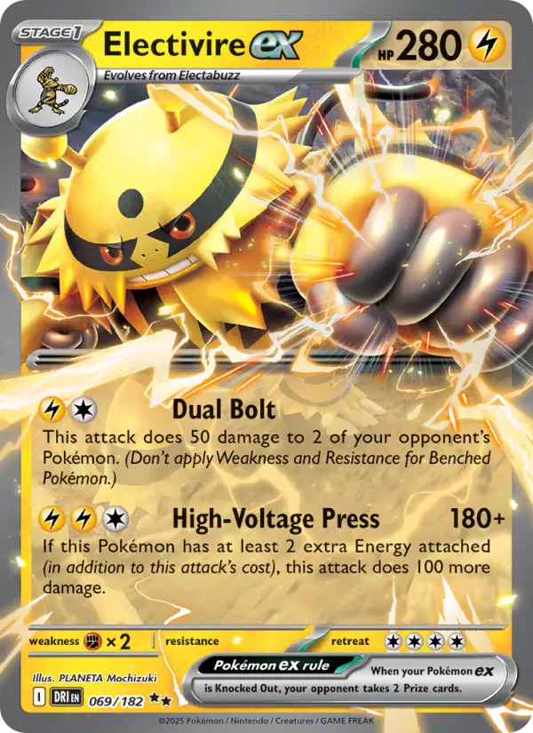 Electivire ex — Destined Rivals card #069