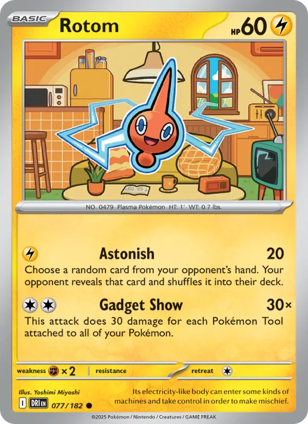 Rotom — Destined Rivals card #077