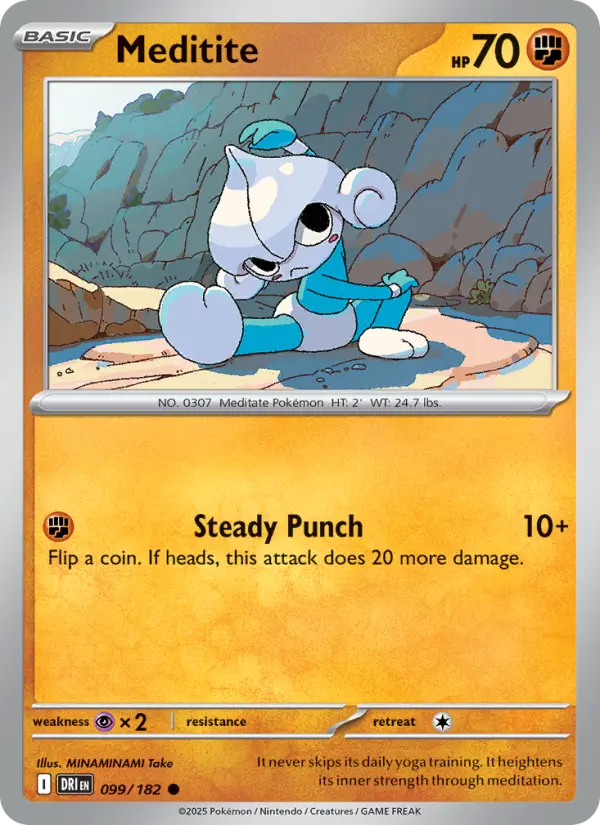 Meditite — Destined Rivals card #099