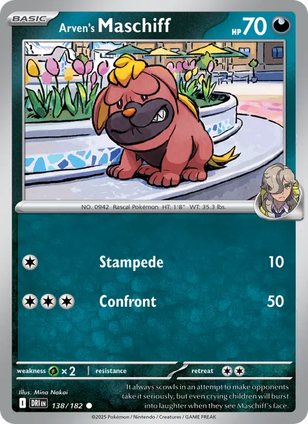 Arven's Maschiff — Destined Rivals card #138