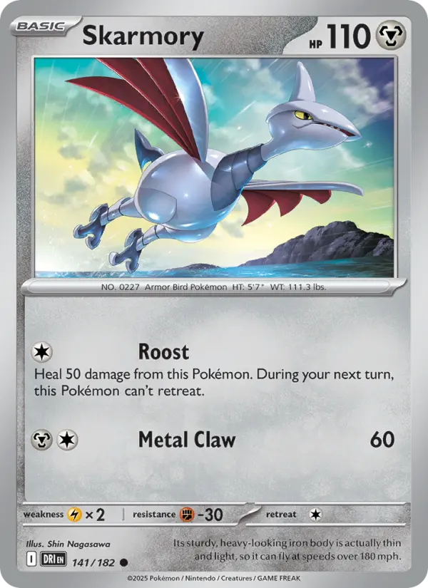 Skarmory — Destined Rivals card #141