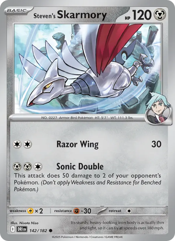 Steven's Skarmory — Destined Rivals card #142