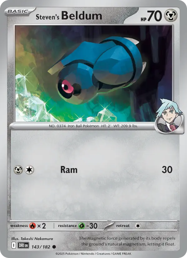 Steven's Beldum — Destined Rivals card #143