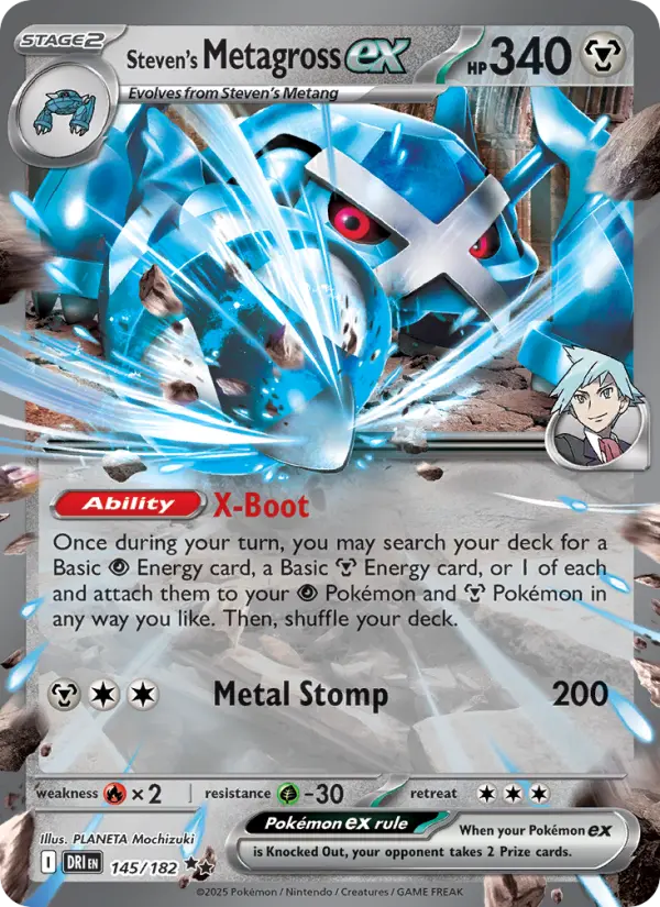 Steven's Metagross ex — Destined Rivals card #145