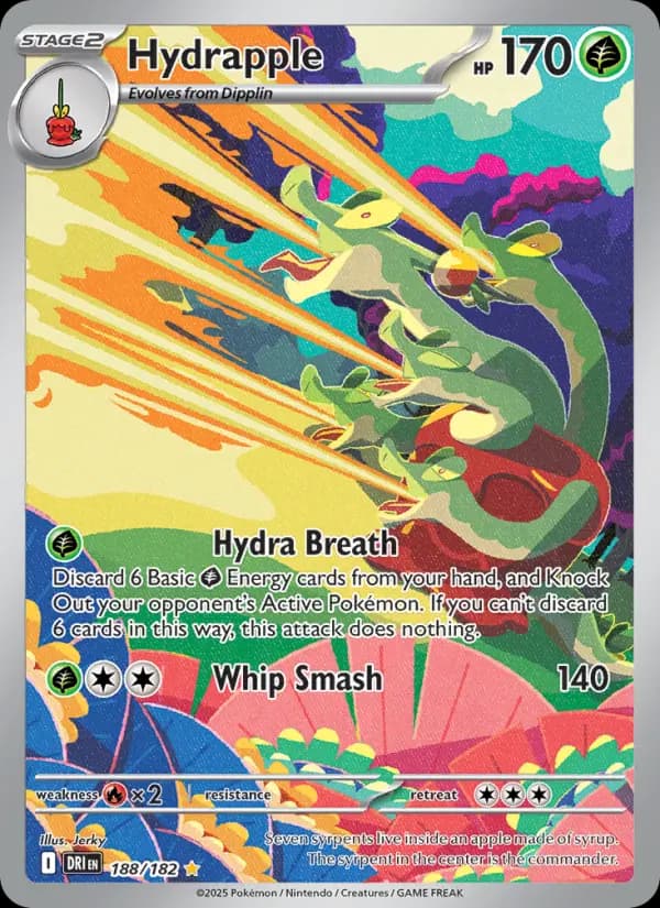 Hydrapple — Destined Rivals card #188