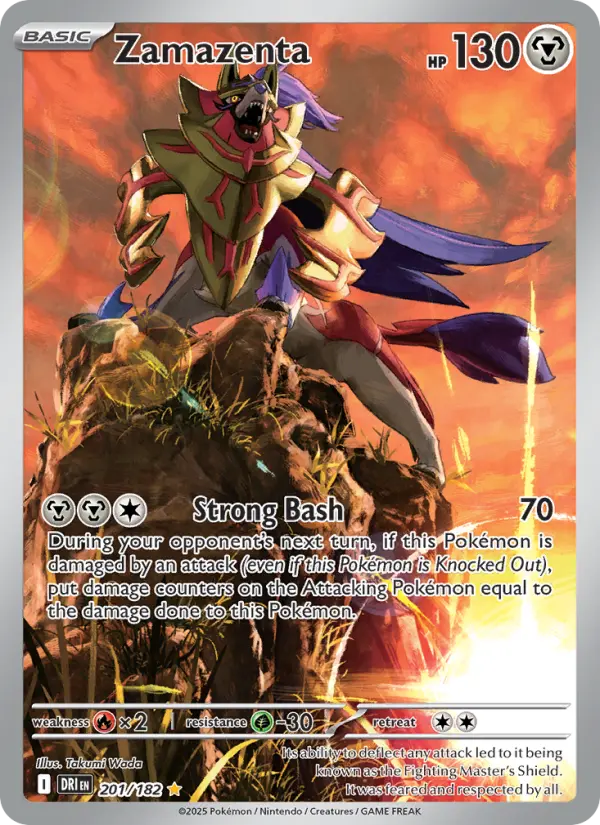 Zamazenta — Destined Rivals card #201