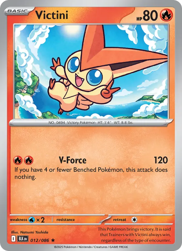 Victini — Black Bolt card #012