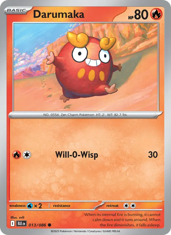 Darumaka — Black Bolt card #013
