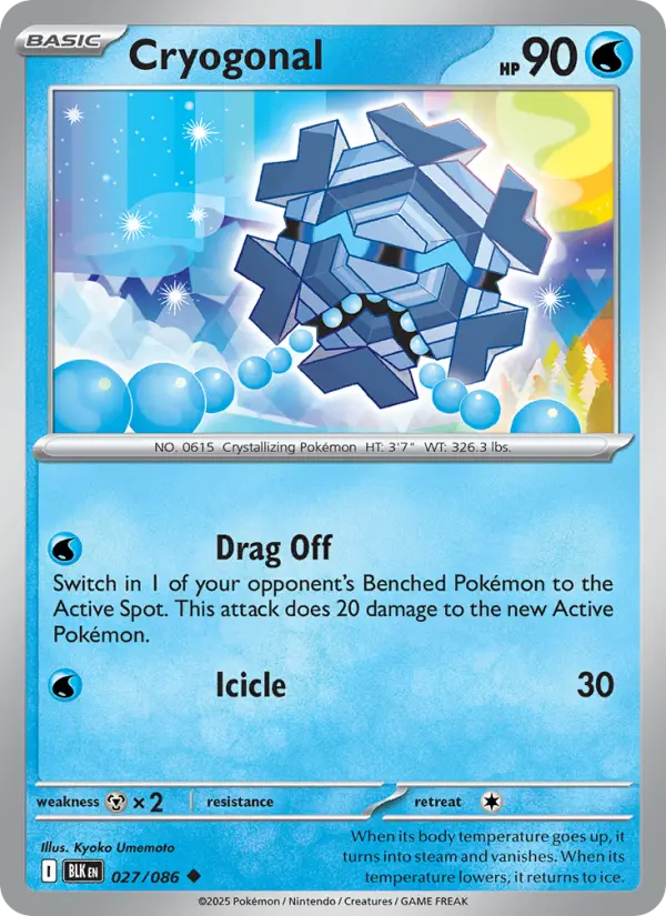Cryogonal — Black Bolt card #027