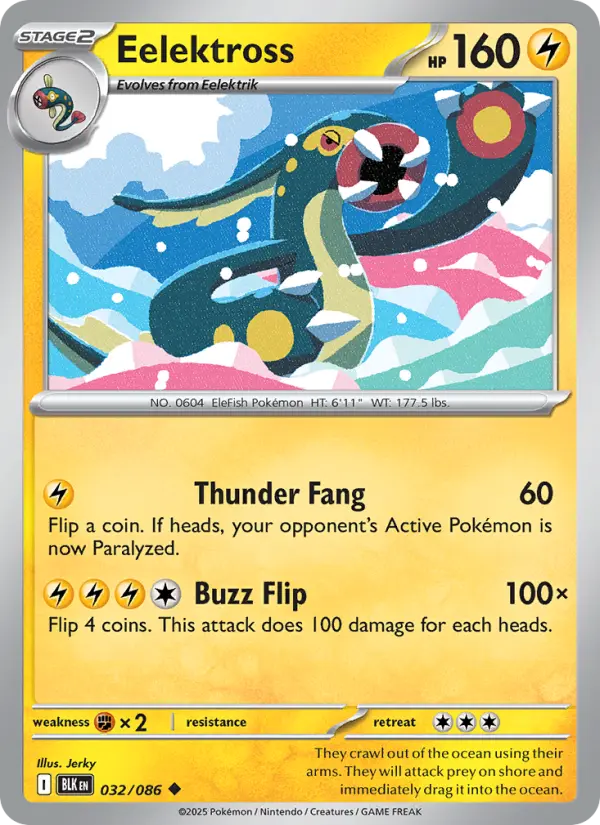 Eelektross — Black Bolt card #032