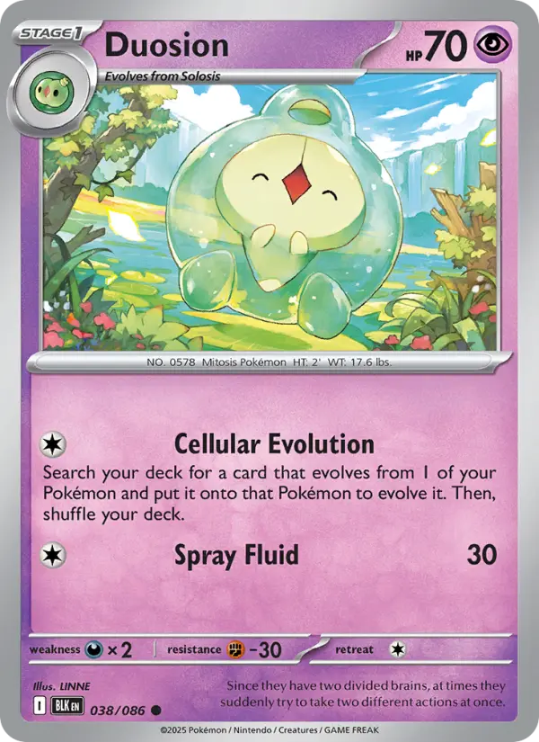 Duosion — Black Bolt card #038