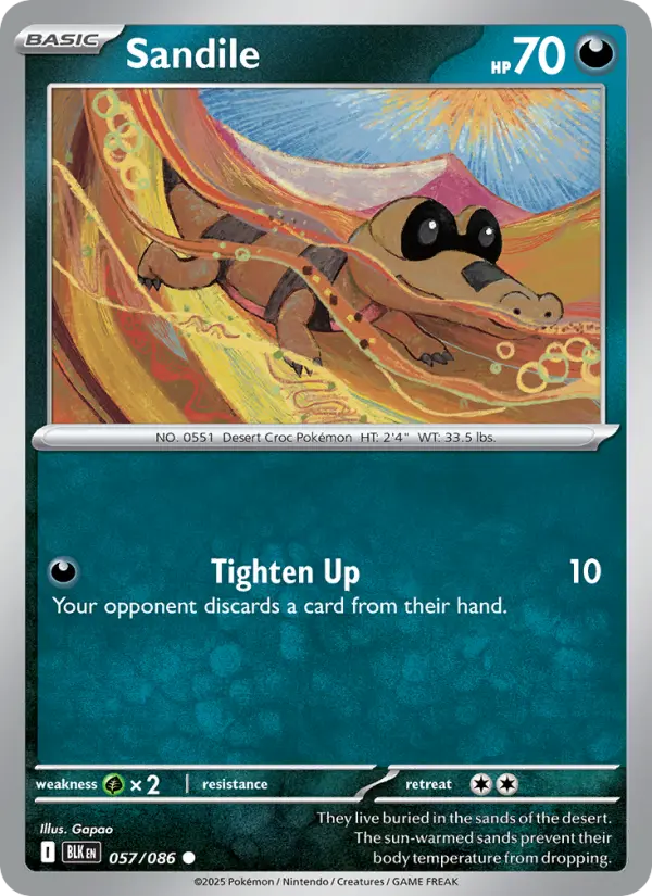 Sandile — Black Bolt card #057