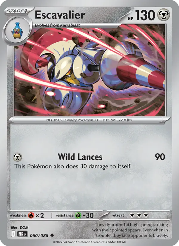 Escavalier — Black Bolt card #060