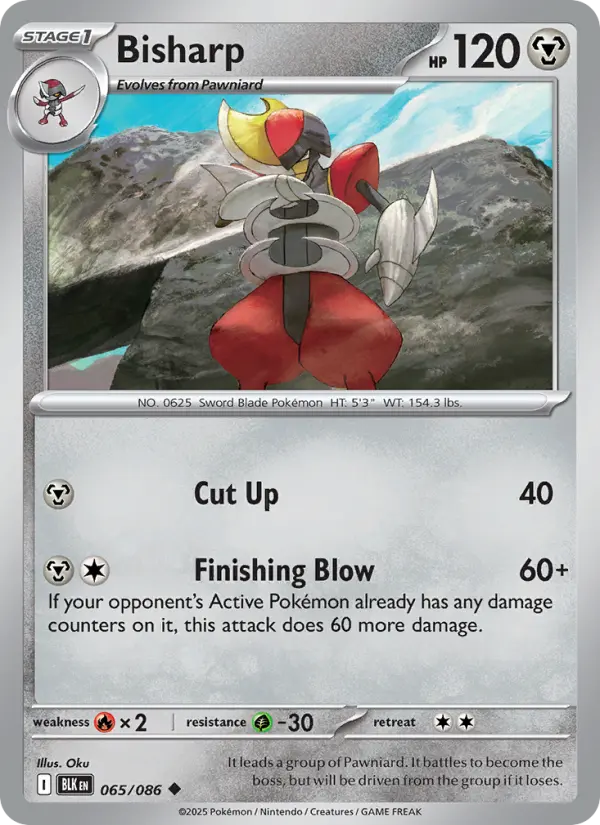 Bisharp — Black Bolt card #065
