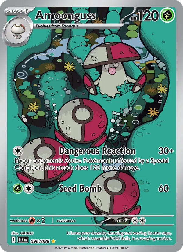 Amoonguss — Black Bolt card #096