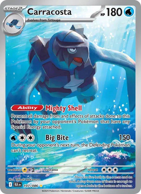 Carracosta — Black Bolt card #107