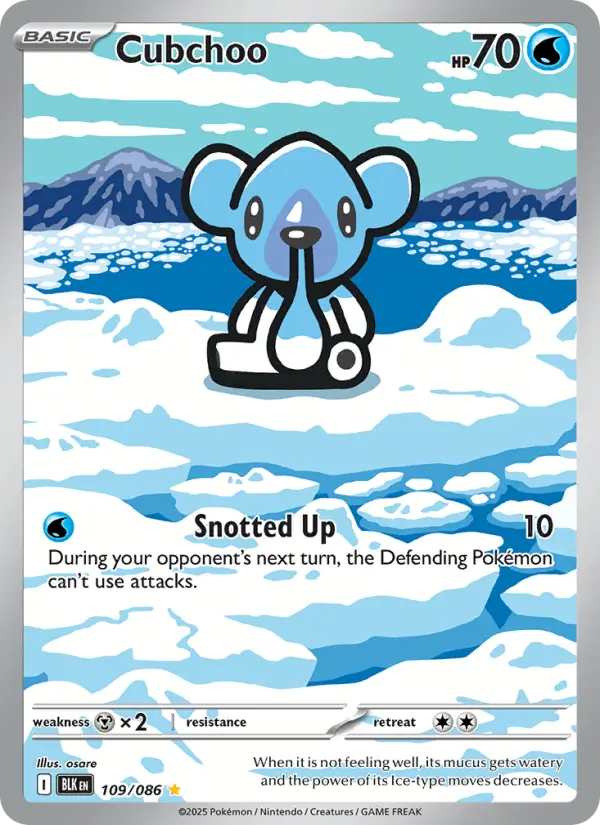 Cubchoo — Black Bolt card #109