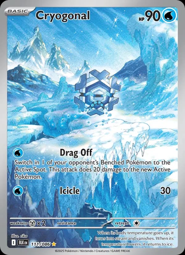 Cryogonal — Black Bolt card #111