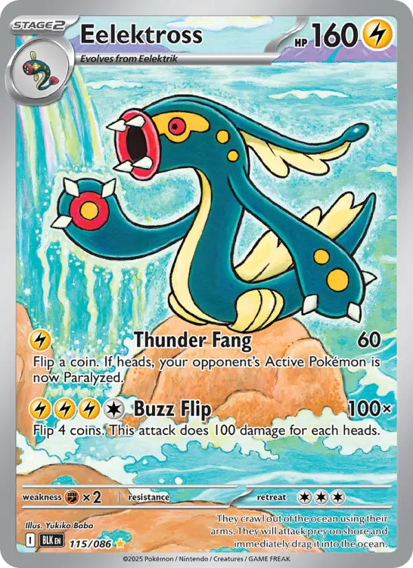 Eelektross — Black Bolt card #115
