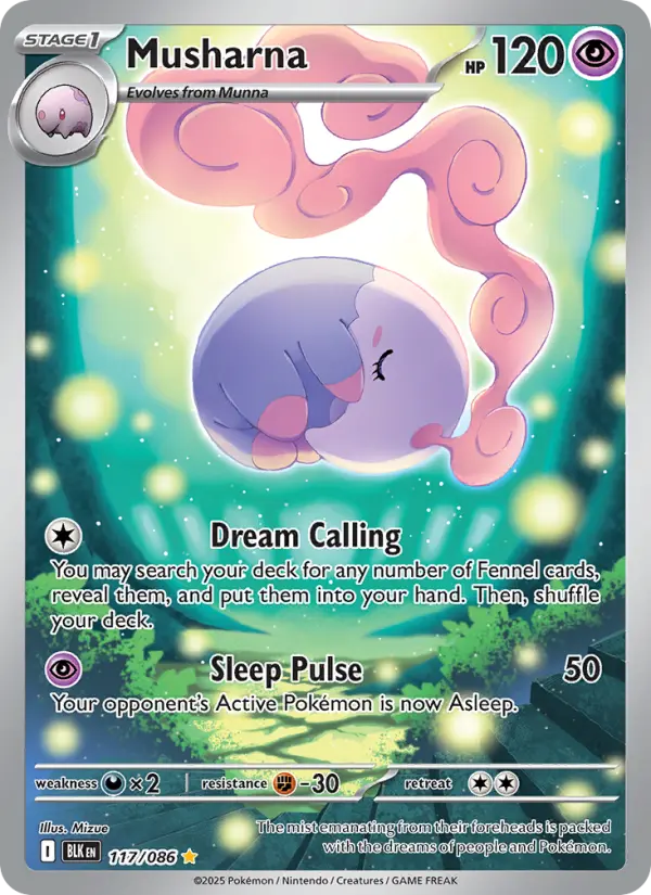 Musharna — Black Bolt card #117