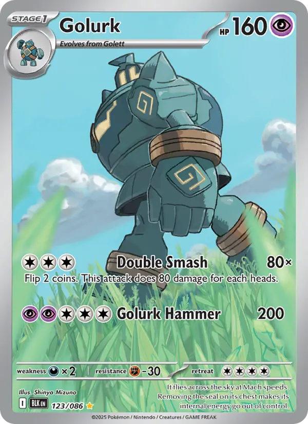 Golurk — Black Bolt card #123