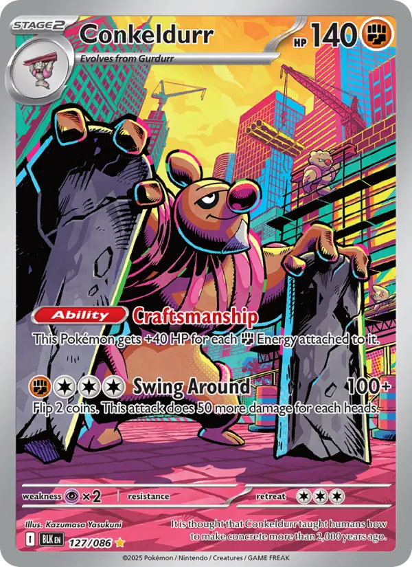 Conkeldurr — Black Bolt card #127