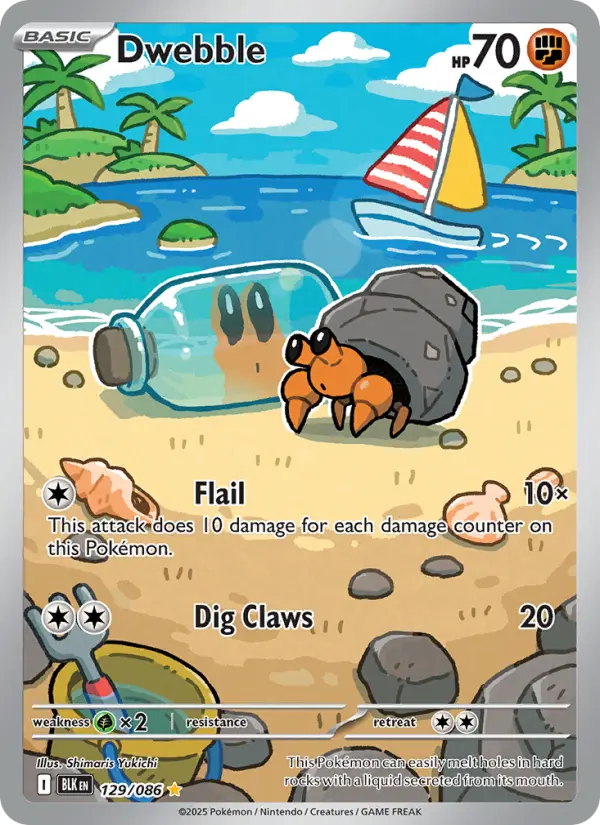 Dwebble — Black Bolt card #129