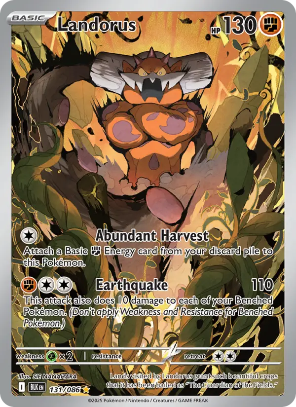 Landorus — Black Bolt card #131