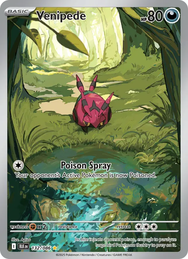 Venipede — Black Bolt card #132
