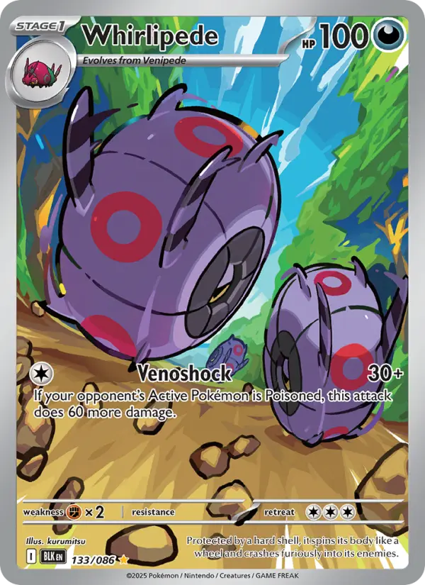 Whirlipede — Black Bolt card #133