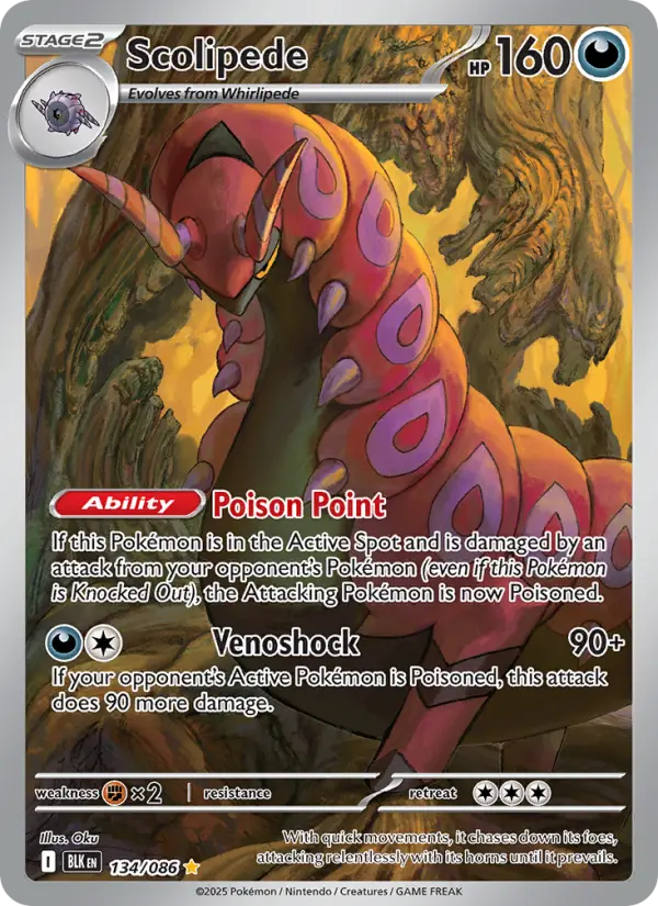 Scolipede — Black Bolt card #134