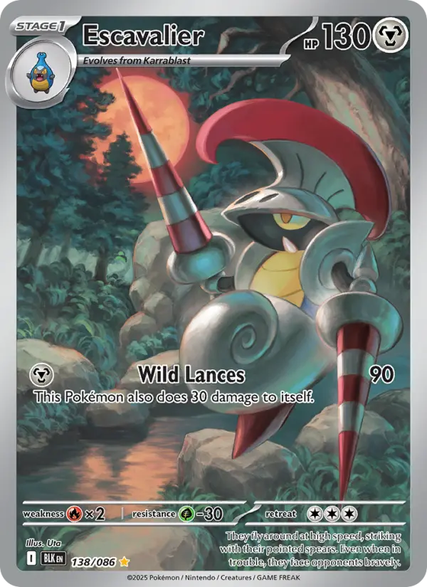 Escavalier — Black Bolt card #138