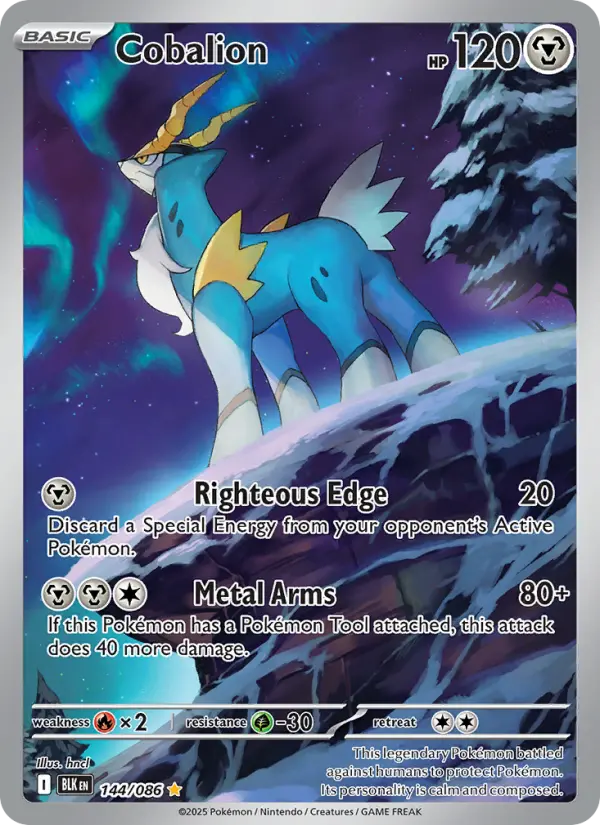 Cobalion — Black Bolt card #144