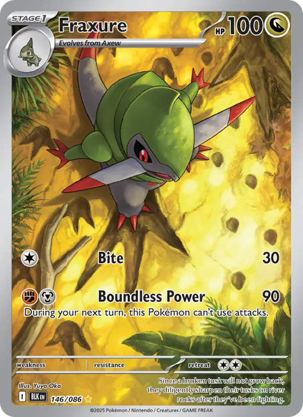 Fraxure — Black Bolt card #146